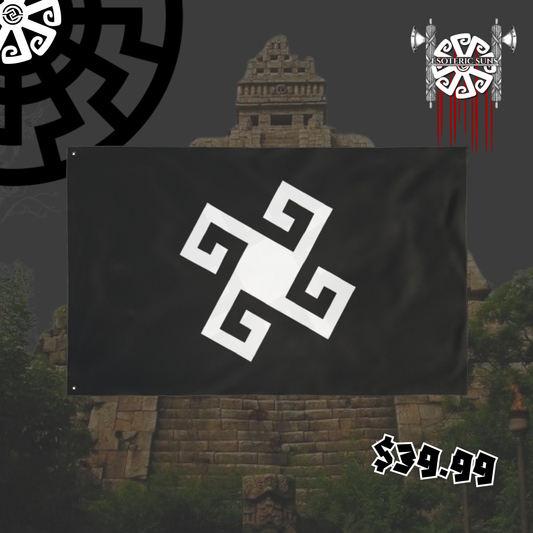 Aztec Swastika | Double Sided Flag